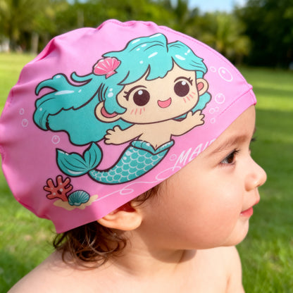 Silicone Mermaid Swimming Cap