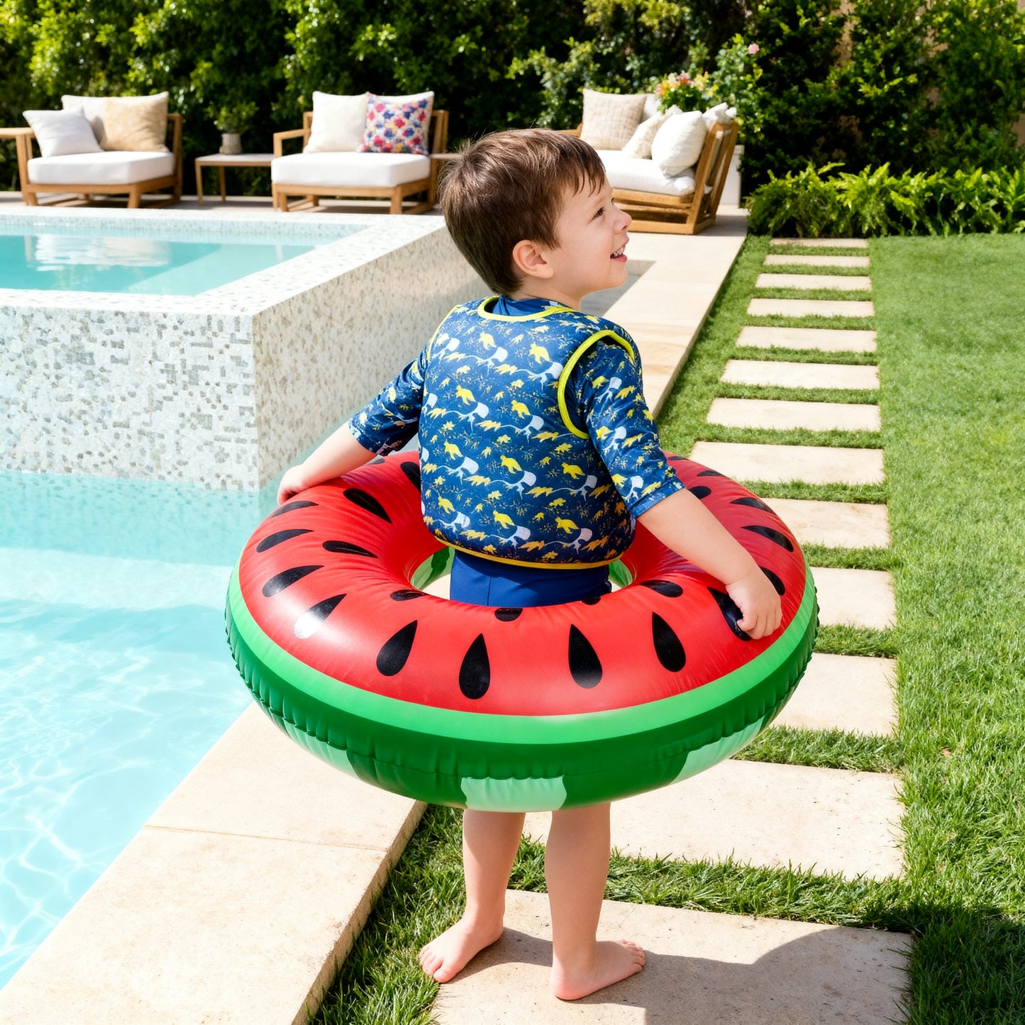 Watermelon float