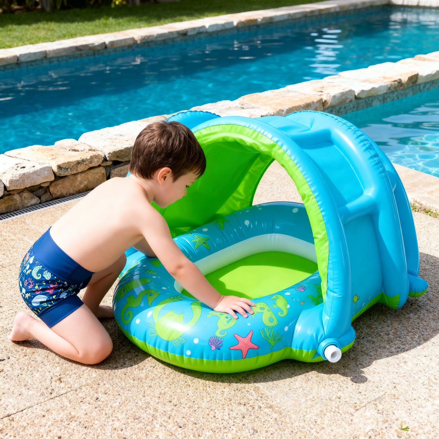 Splash Star Shaded Baby Boat