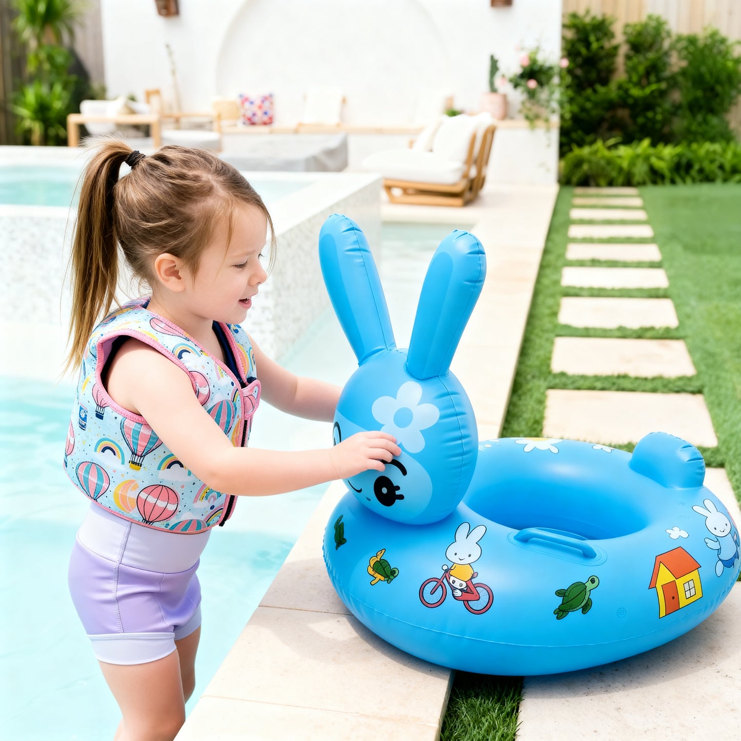 Bunny Baby Swim Ring