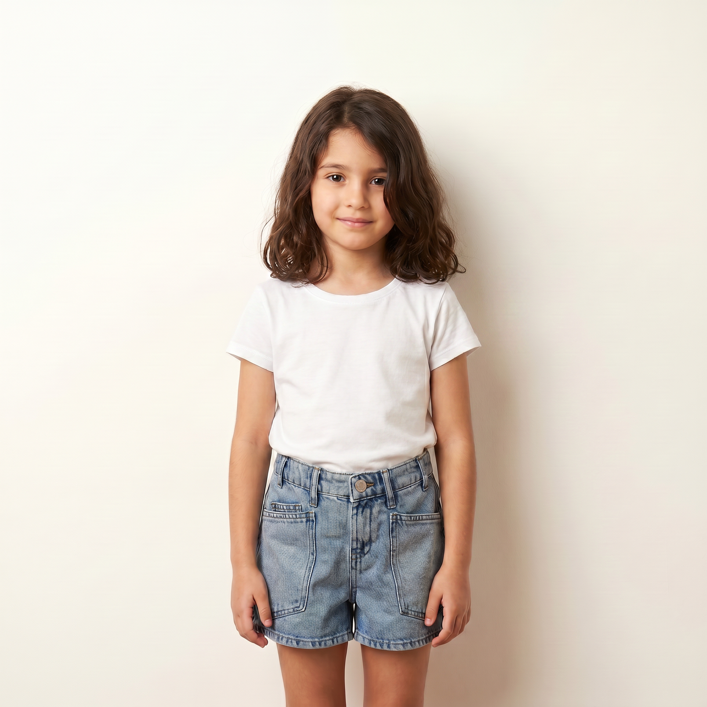 Vintage Utility Denim Shorts
