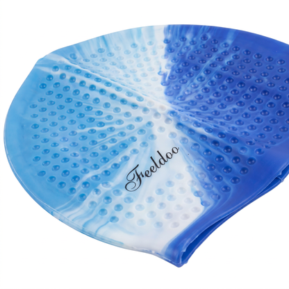 Swimming cap with protective layer