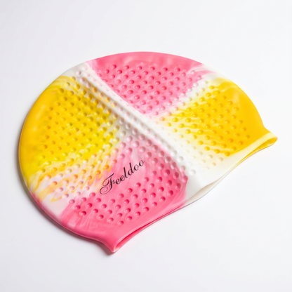 Swimming cap with protective layer