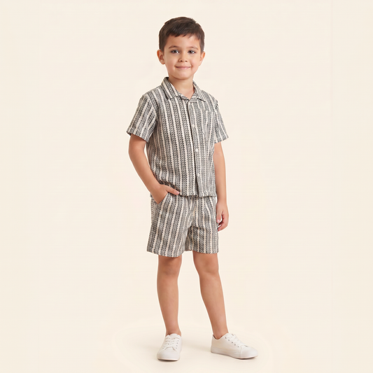 Monochrome Ripple Set