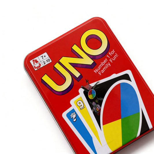 UNO Playing Card in Metal Box