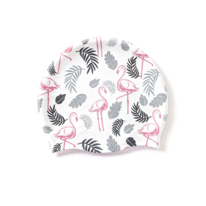 Premium Flamingo Tropical Swim Cap