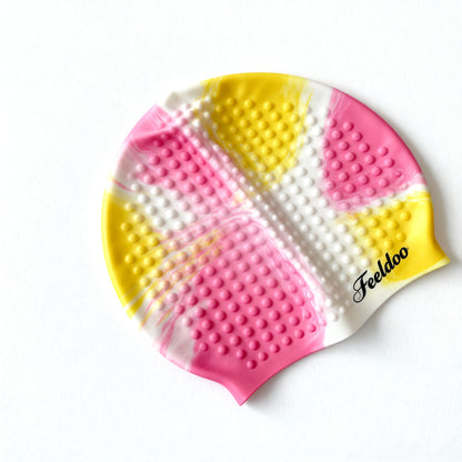 Swimming cap with protective layer