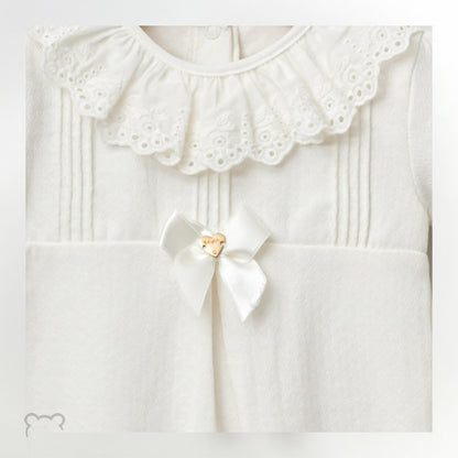 Premium Bow Cotton Romper