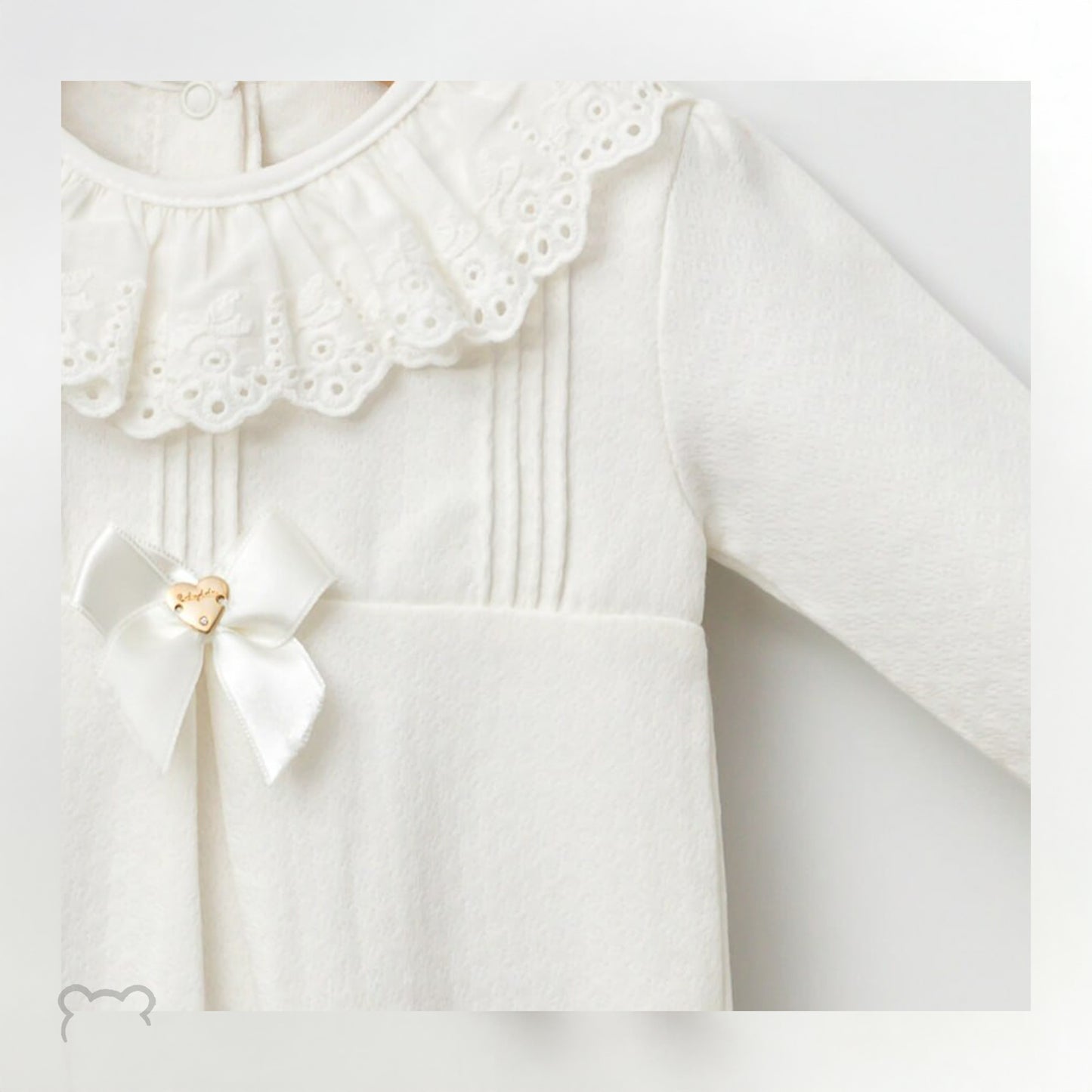 Premium Bow Cotton Romper