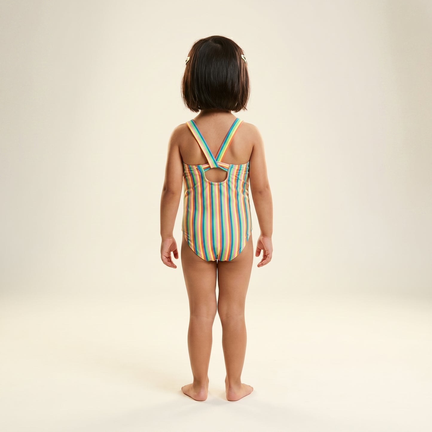 Rainbow Striped Swimsuit