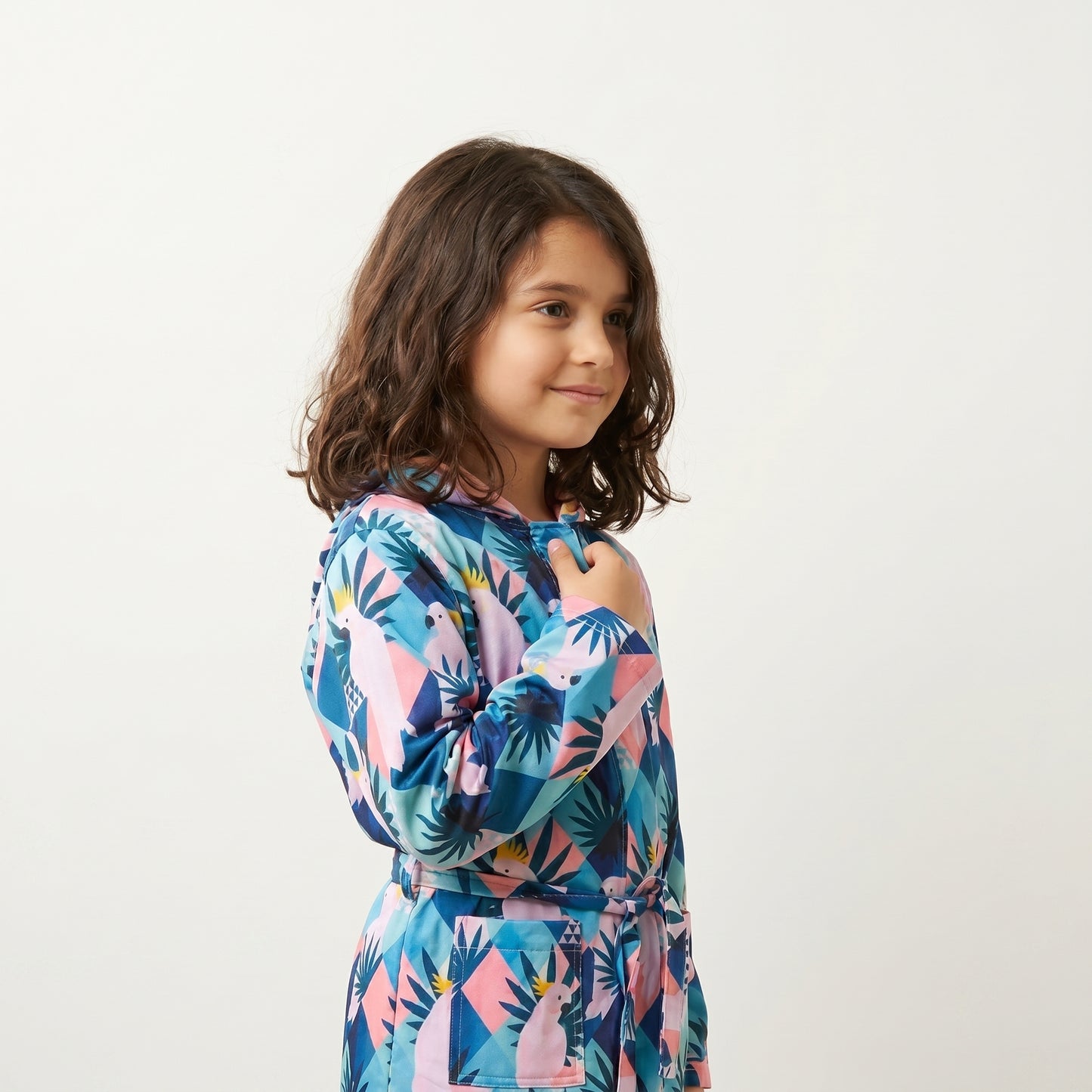 Tropical Paradise Kids Beach Robe