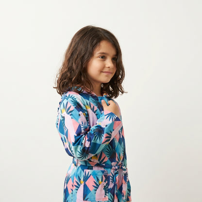 Tropical Paradise Kids Beach Robe