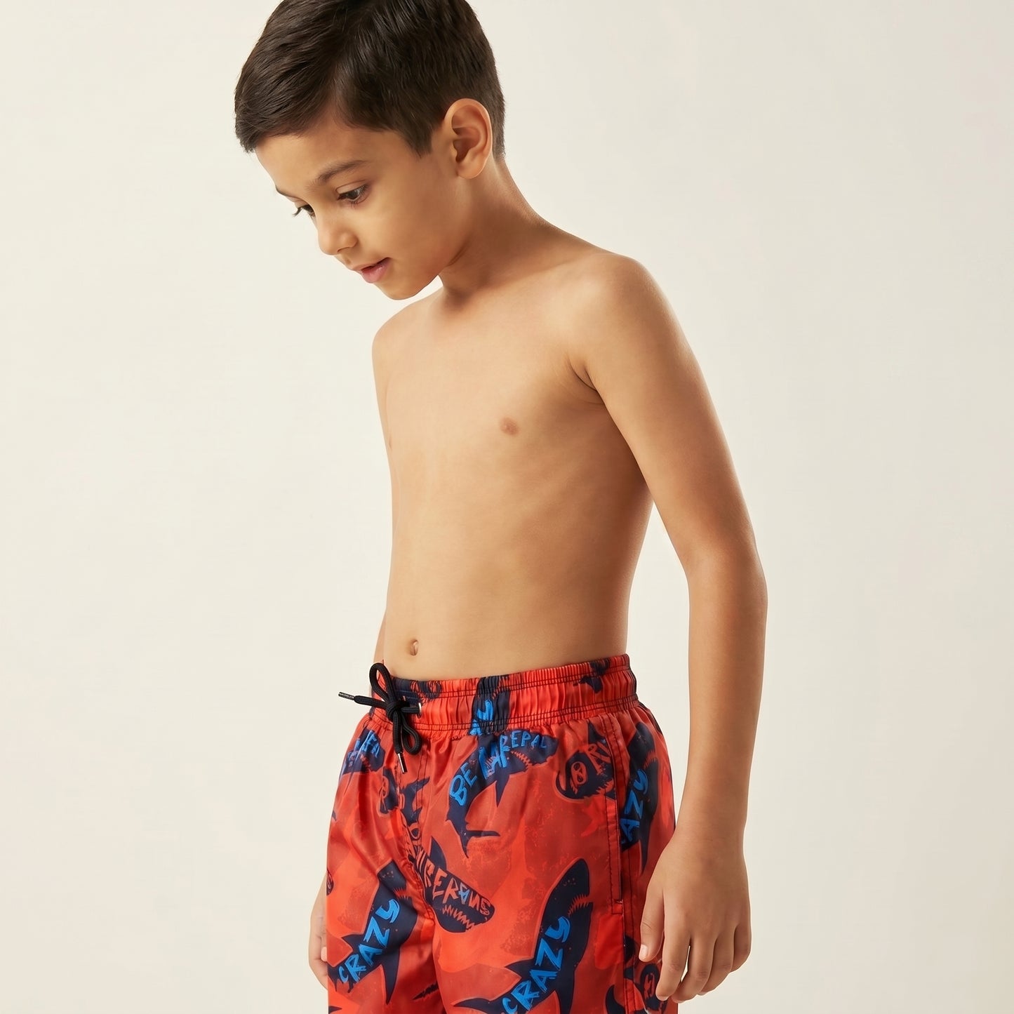 Shark Attack Kids Swim Shorts