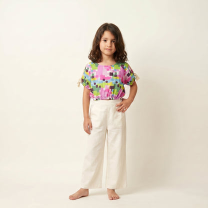 Mosaic Tassel Top