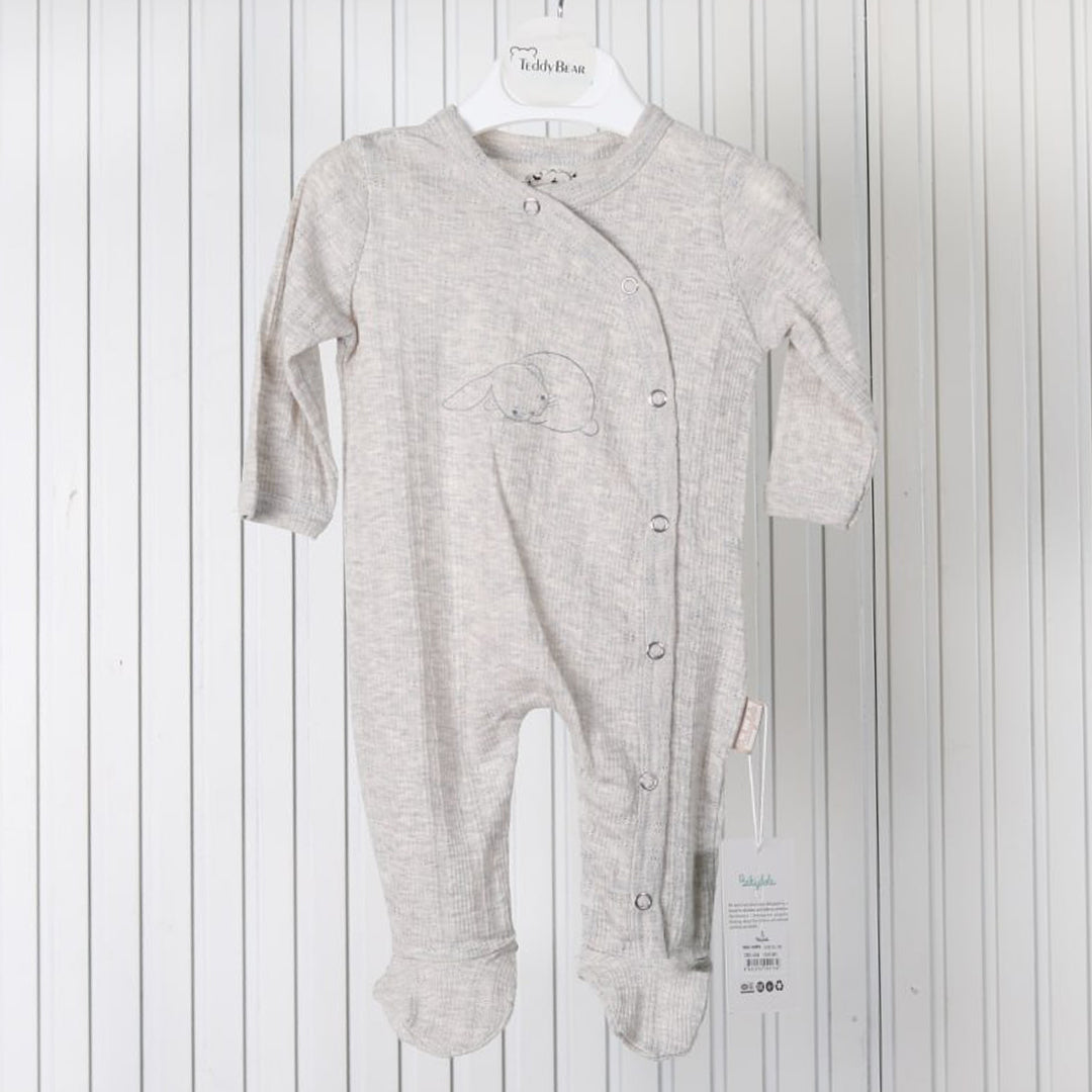 Unisex Full Sleeve Rabbit Print Romper