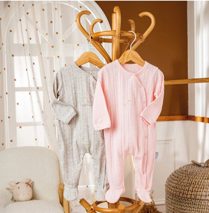 Unisex Full Sleeve Rabbit Print Romper