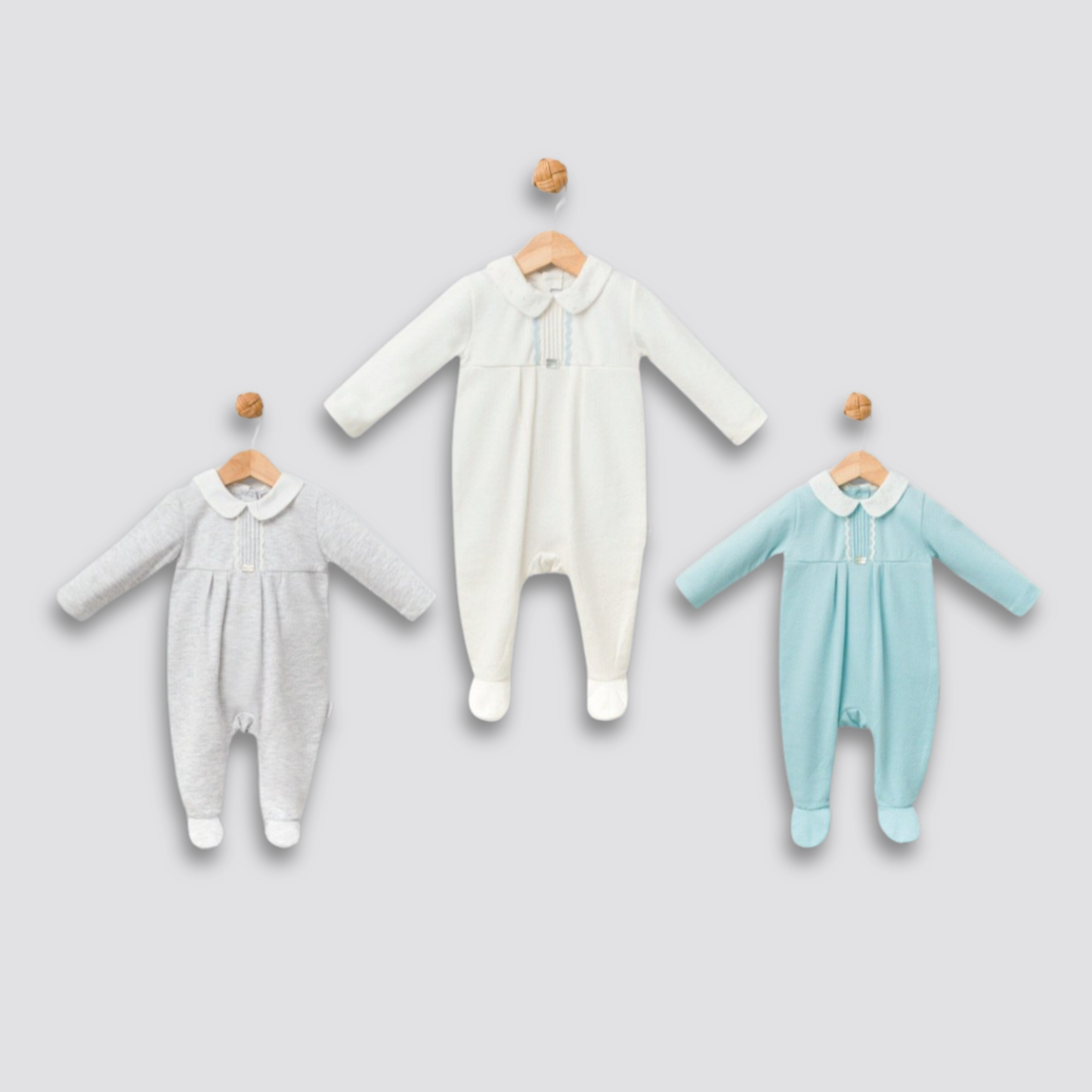 Premium Stone Colour Jumpsuit for Baby Girls